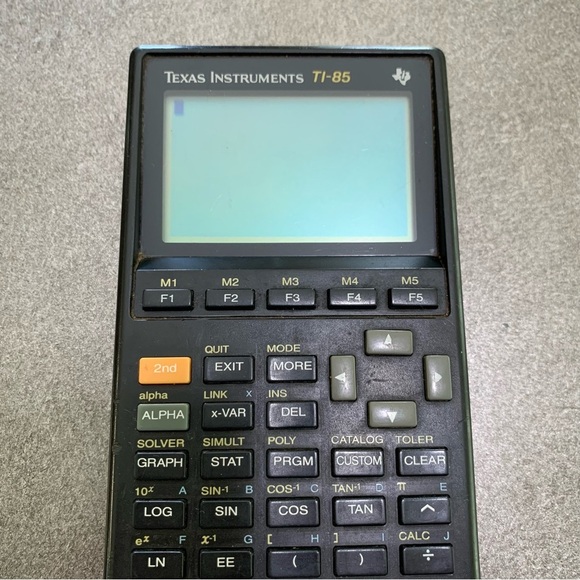 Vintage 1991 Texas Instruments TI-85 Graphing Calculator‎ Tested Works No Cover - Picture 3 of 9